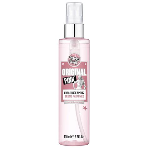 soap and glory pink perfume.